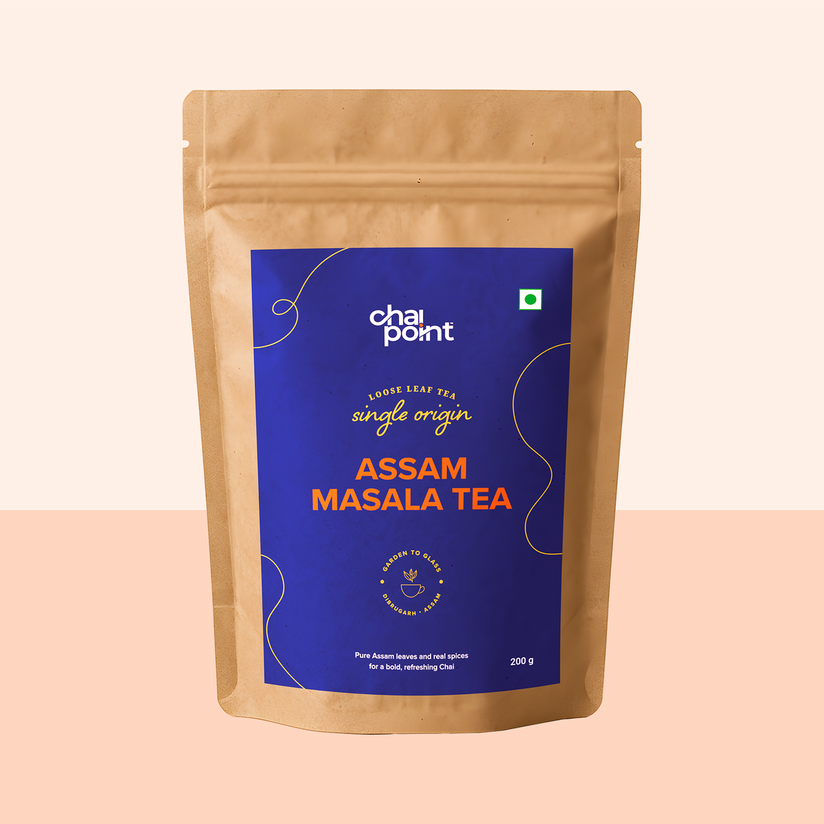 Peosa Delight Tea - ASSAM BLACK TEA MASALA SPICED CHAI, GOLDEN TIP ORTHODOX, 100 - View #7